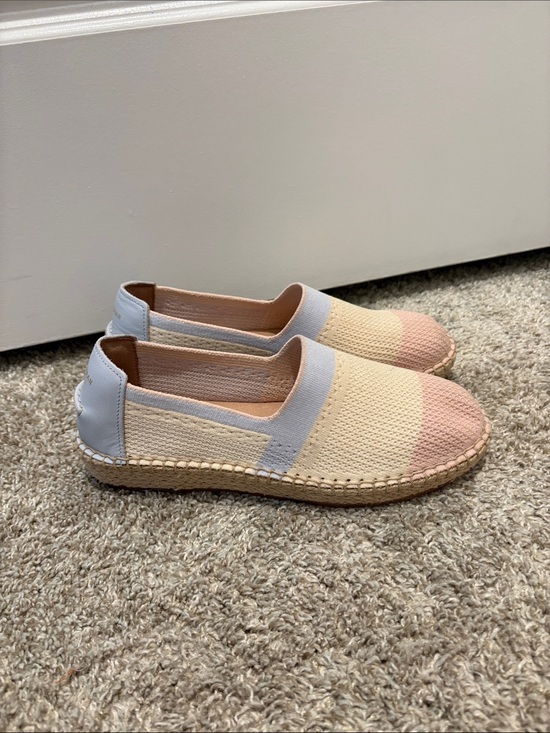 Cole Haan Shoes - Cole Haan Slip-On Espadrilles in Cream, Blush & Pale Gray